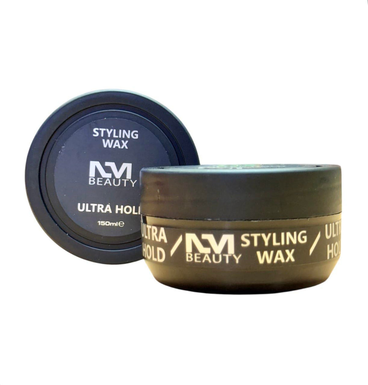 NM BEAUTY NMB Gumm-wax Professional Hair Styling Wax | Edge Control | Hair Gel Wax | Ultra Hold | Men & Women Hair Wax (Blue, Black & Red Aqua, Green Matte) 150ml (150ml, Black Aqua)