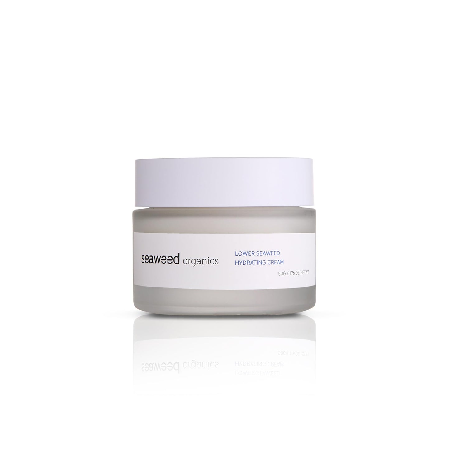 seaweed organics SEAWEED ORGANICS - Lower Seaweed Hydrating Cream, Organic Scottish Kelp, Toothed wrack, Sea spaghetti extract, Day cream, For sensitive Skin, Made in the UK, 60g, DIANA DRUMMOND