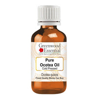 Greenwood Essential Pure Ocotea Oil (Ocotea quixos) Cold Pressed Natural Therapeutic Grade 10ml (0.33 oz)