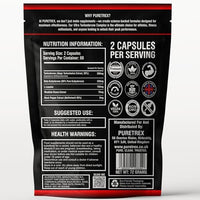 Puretrex Ultra Turkesterone Complex 5000mg – 120 Capsules – with Beta-Ecdysterone, L-Leucine, Rhodiola Rosea & BioPerine® – Natural Strength, Muscle Growth & Performance Support Supplement