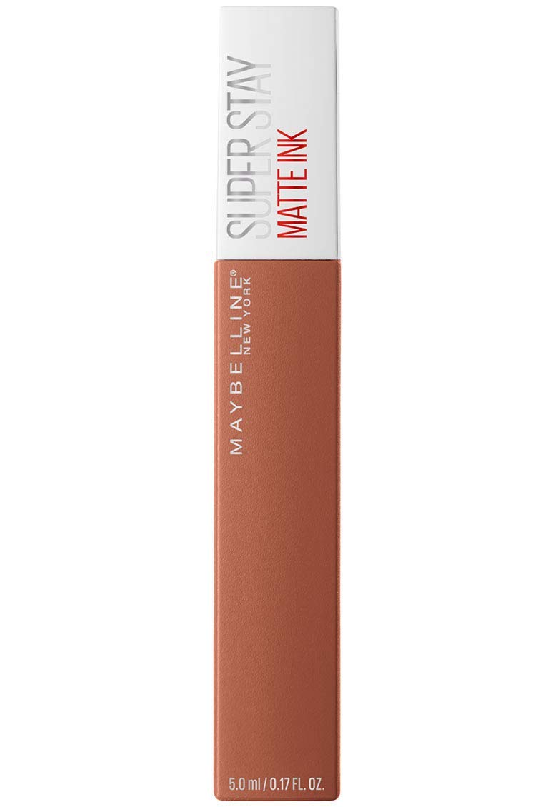 Maybelline Superstay Matte Ink Longlasting Liquid, Nude Lipstick, Up to 12 Hour Wear, Non Drying, 75 Fighter