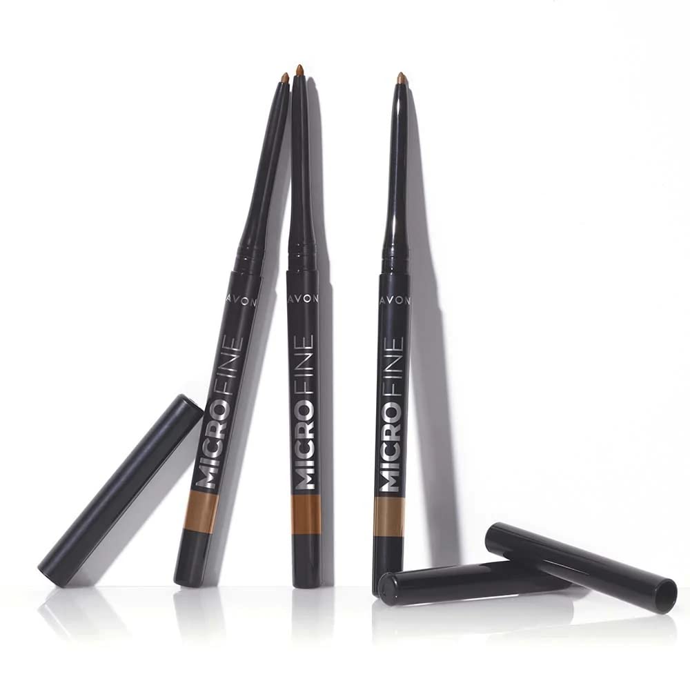 Avon Glimmerstick Microfine Eyebrow Brow Definer Pencil (Soft Black)