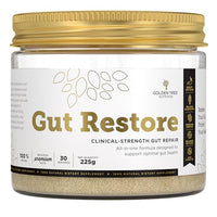 GOLDEN TREE Golden Tree Gut Restore - 100% Natural Blend of 7 Ingredients Clinically Proven to Support Optimal Gut Health, Relieve GI Discomfort, Stop Gut Inflammation, Improve Digestion and Balance Gut Flora
