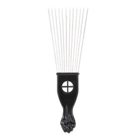 Anself *s 3Pcs Afro Combs, Professional Metal African American Hair Comb for Hairdressing Styling Tool