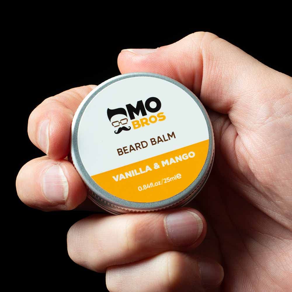 MO BRO'S Beard Butter | Protect, Soften & Condition Your Facial Hair | Vanilla & Mango | 25ml