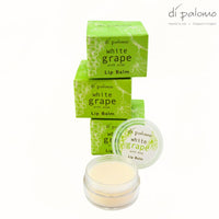Di Palomo White Grape & Aloe Lip Balm – 3 Pack Moisturising Lip Treatment with Natural Oils Lip Tin for Dry, Cracked Lips Scented & Ideal for Gifting