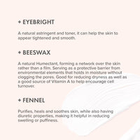 The Organic Pharmacy Lip + Eye Cream, 10ml - Multi-purpose, Moisturises, With Fennel, Eyebright, Beeswax, Ophthalmologically tested, Organic 13%, Natural 92.6%