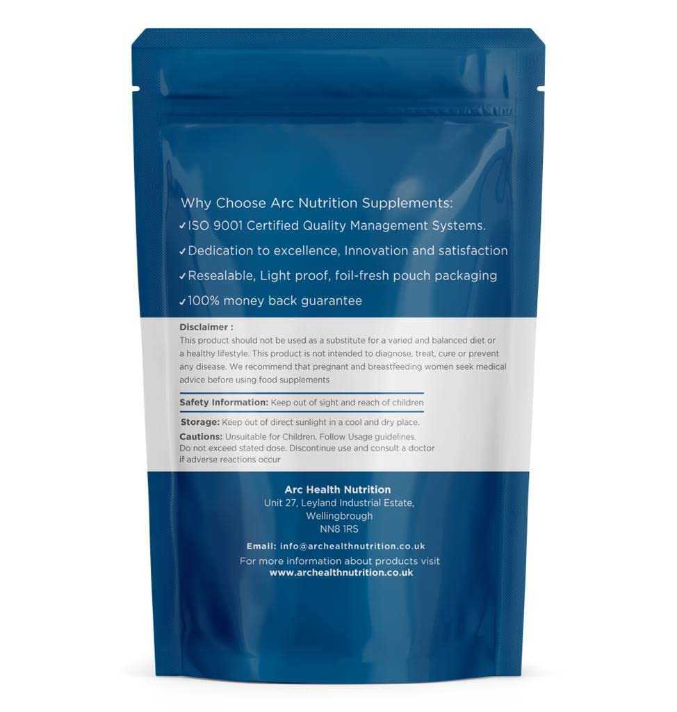 ARC) HEALTH+NUTRITION WWW.ARCHEALTHNUTRITION.CO.UK Selenium 200mcg 360 Supplement Tablets for Men & Women Vegetarian & Vegan Trace Mineral - Made in UK