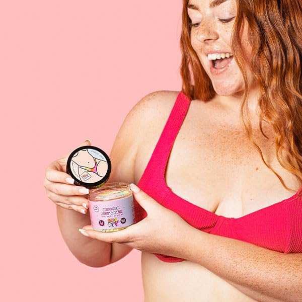 Mallows Beauty Unicorn Body Butter, Body Moisturiser with Essential Oils, Vitamin E, Coconut Oil, Cocoa Butter, Shea Butter, Non-greasy After-feel, 180g