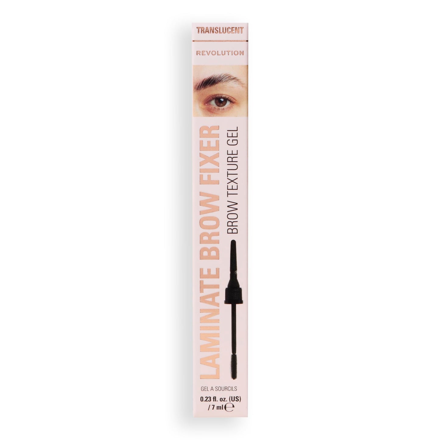 Revolution Beauty London Revolution, Laminate Brow Gel Fixer, Eyebrow Lamination, Shapes, Scults & Sets For A Strong Hold With Hyaluronic Acid & Peptides, Clear, 7ml