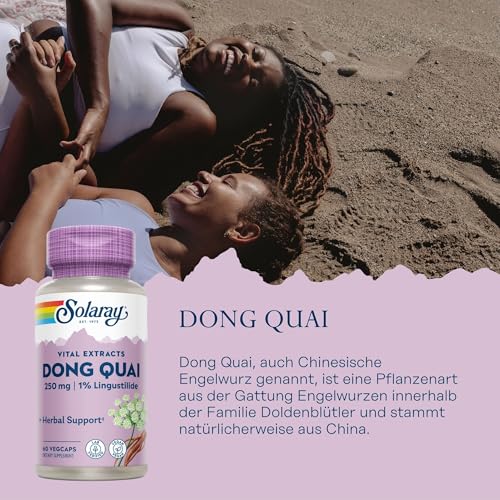 Solaray Dong Quai Root Extract, 250 mg, 60 Count