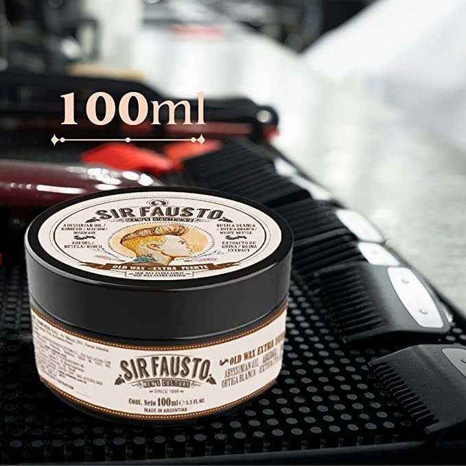 SIR FAUSTO Sir Fausto Old Wax Extra Strong. Extra Strong Styling Wax 100ml