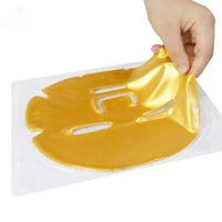 OVALA 5 x Gold Face Mask 24k Gold Crystal Gel Collagen Facial Masks, Treatment Deep Moisturizing Facial Masks For Anti Aging Puffiness Skincare Anti Wrinkle Tighten Skin