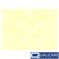 Qualicare Burn Gel Face Mask 30cm x 40cm - Sterile Soft Foam Dressing Soaked in Water-Based Hydrogel