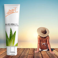 Bella Donna Soothing and Cooling Aloe Vera Gel, 100ml -Ideal for Skin Relief After Hair Removal