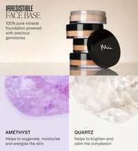 Mii Cosmetics | Irresistible Face Base 100% Pure Mineral Foundation | Award Winning 100% Pure Mineral Foundation | Suitable for Vegans | Precious Cream 02