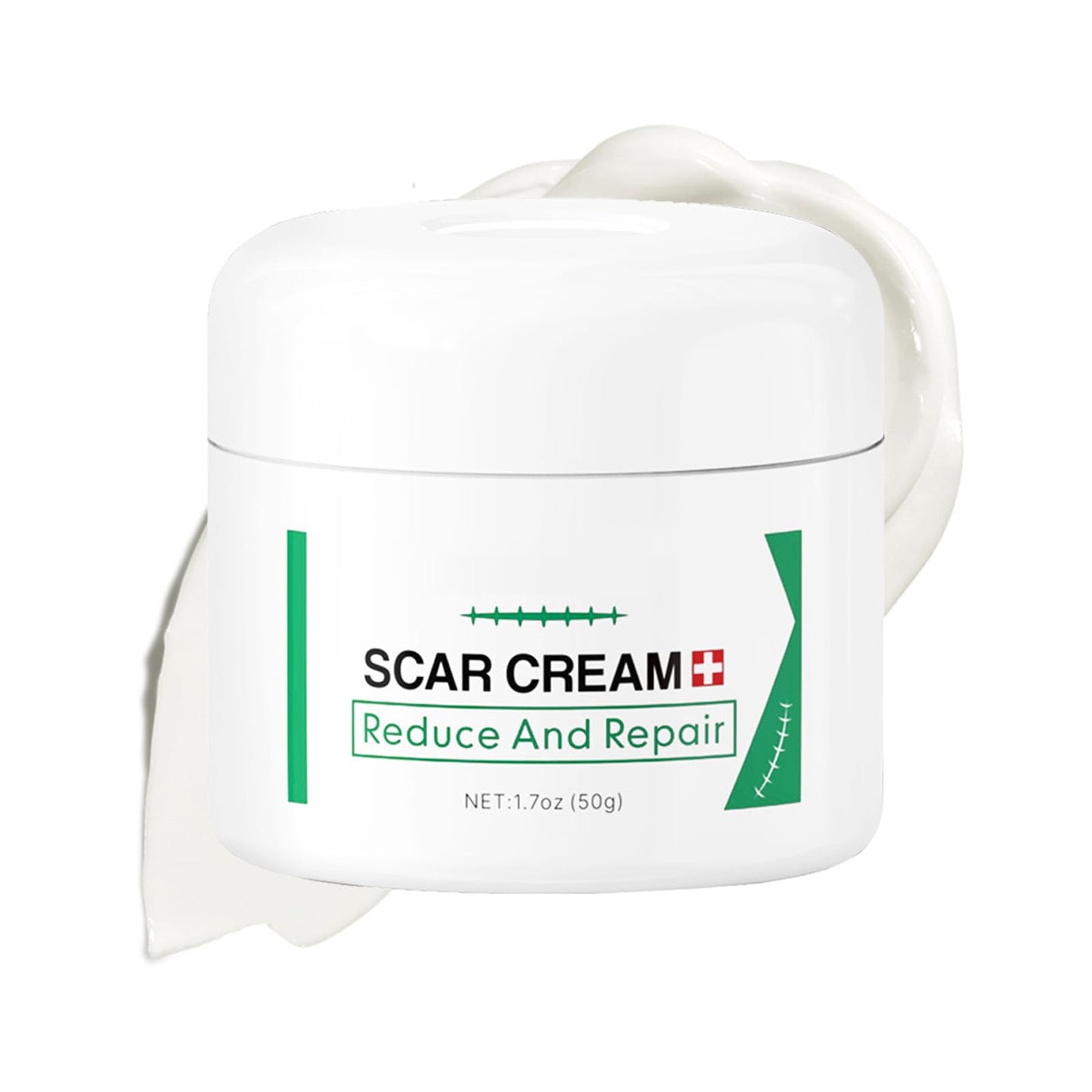 Scar Removal Cream for Face & Body - Treatment for New Scars, Stretch Marks, Acne Spots & C-Sections Treatment Cream, 50g, Natural Formula for Face and Body, Reduces Old and New Scars