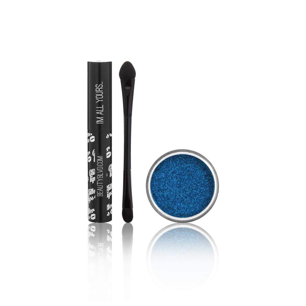 BEAUTYBLVD Glitter Lips, Cruelty Free Lip Kit - Diamond in the Buff
