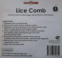 Lice Comb Metal Plastic Nit Hair Comb Set Magnifier Remove Head Lice And Eggs Effectively