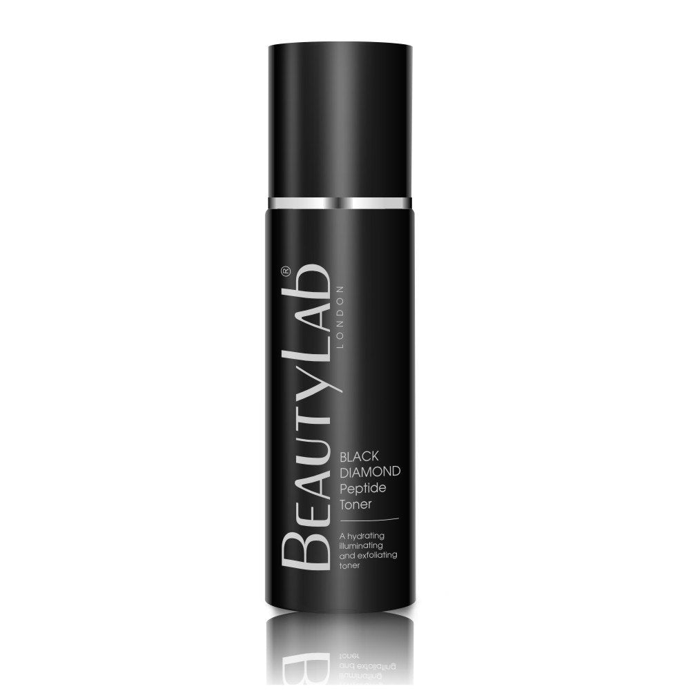BEAUTYLAB Black Diamond Peptide Toner | Improves Hydration, Firmness & Elasticity - Brightens, Softens & Plumps the Skin | 200ml