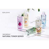 ORJENA Rice Natural Toner - Brightening Effect, Glowing Skin, Soothing Skin - For All Skin Types, 250ml Net Wt