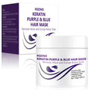 DMQ Purple Hair Mask,Deep Conditioning Keratin Hair Mask,Add Shine, Cool Tone, Lighten & Soften, Hair Repair Moisturizing Conditioner for Blonde, Platinum, White or Grey Hair,100g