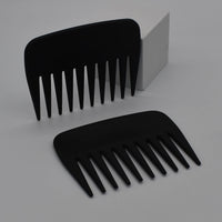 AIRERA 2 Pieces Professional Pompadour Streaker Afro Hair Combs, Mens Slickback Styling Comb, Wide Tooth Wet Pick Hair Beard Comb, Anti-Static Heat Resistant Hairdressing Shower Comb for Men Salon (A)