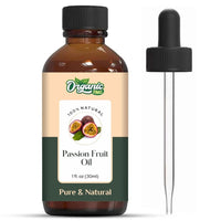 ORGANIC ZING Organic Zing Passion Fruit (Passiflora Edulis) Oil | Pure & Natural Carrier Oil for Aroma, Diffusers, Skincare & Hair Care- 30ml/1.01fl oz