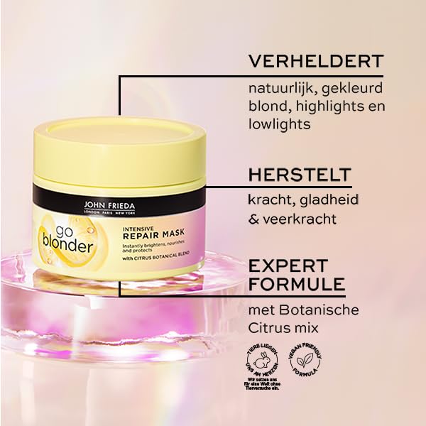 John Frieda Go Blonder Intensive Repair Mask for Blonde and Highlighted Hair 250 ml