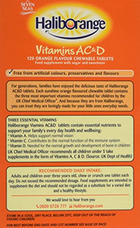Haliborange Kids A, C and D Orange tablets 120
