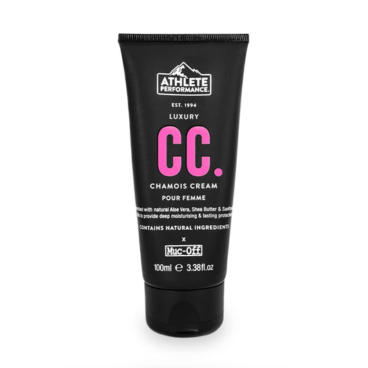 Muc Off Muc-Off Luxury Womens Chamois Cream, 100ml - Cooling Anti Chafing Cream, Ultra-Hydrating Moisturiser - Chamois Cream for Cyclists, Runners, Athletes
