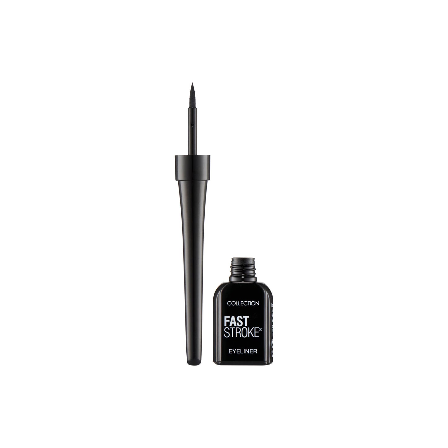 Collection Cosmetics Fast Stroke Eyeliner, Quick Drying Formula, 4ml, Black