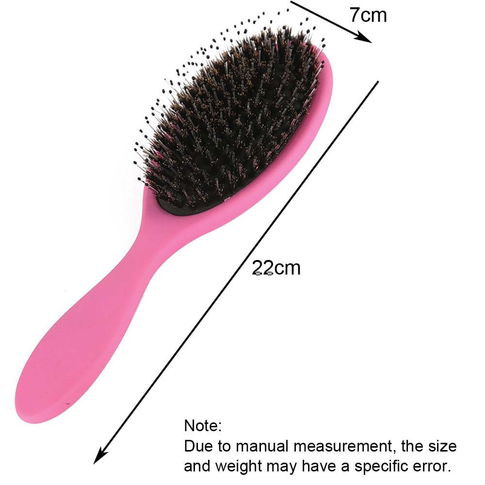 YNGMEIYER Ultimate Hair Extension Brush Boar Bristle Paddle Hairbrush Soft Cushion Hair Brush for Long Thick Curly Hair Reducing Hair Breakage and Frizz