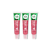 Nicka K NK lip gloss gel 15ml Vitamin E, Shiny, Nourishes, Lip gel (Watermelon, Pack Of 3)