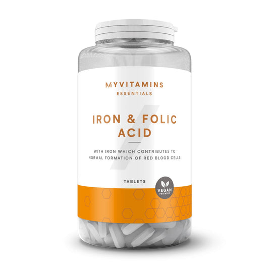 Myvitamins Iron & Folic Acid Tablet, 90 Tablets