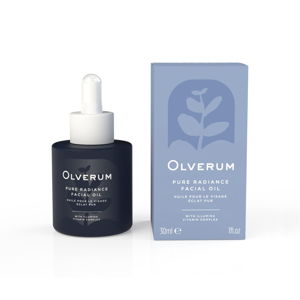 Olverum Pure Radiance Facial Oil - Deep Anti-Ageing/Natural Glow/Brightens Skin Tone/Skin Nourishment/Vegan & Cruelty Free (30ML)