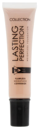 Collection Cosmetics Lasting Perfection, Weightless Matte Foundation, Waterproof and Transfer-proof, 30ml, Warm Beige
