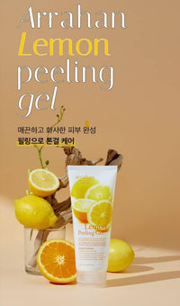 NITELUO Arrahan Lemon Peeling Gel 180Ml, Bright Skin, Clean Skin, Removes Dead Skin