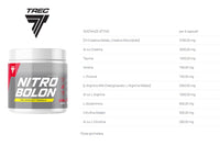 Trec Nutrition TREC Nutrition NitroBolon - Advanced Pre-Workout Creatine Stack with Citrulline, Arginine, and More - Tropical Flavour - 300g Powder