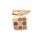 Meidimeijia 9-Color Toast Eyeshadow Palette - Matte, Shimmer, Metallic & Glitter Shades for Smoky, Neutral & Everyday Makeup | Highly Pigmented, Blendable & Long-Lasting (2# Fuji First Snow)