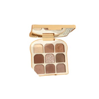 Meidimeijia 9-Color Toast Eyeshadow Palette - Matte, Shimmer, Metallic & Glitter Shades for Smoky, Neutral & Everyday Makeup | Highly Pigmented, Blendable & Long-Lasting (2# Fuji First Snow)