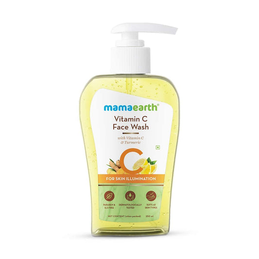 Generic Vitamin C Face Wash for Women & Men 250ml- Toxin-Free & Oil-Free Face Wash for Acne-Prone, Dry & Oily Skin - Illuminates Skin