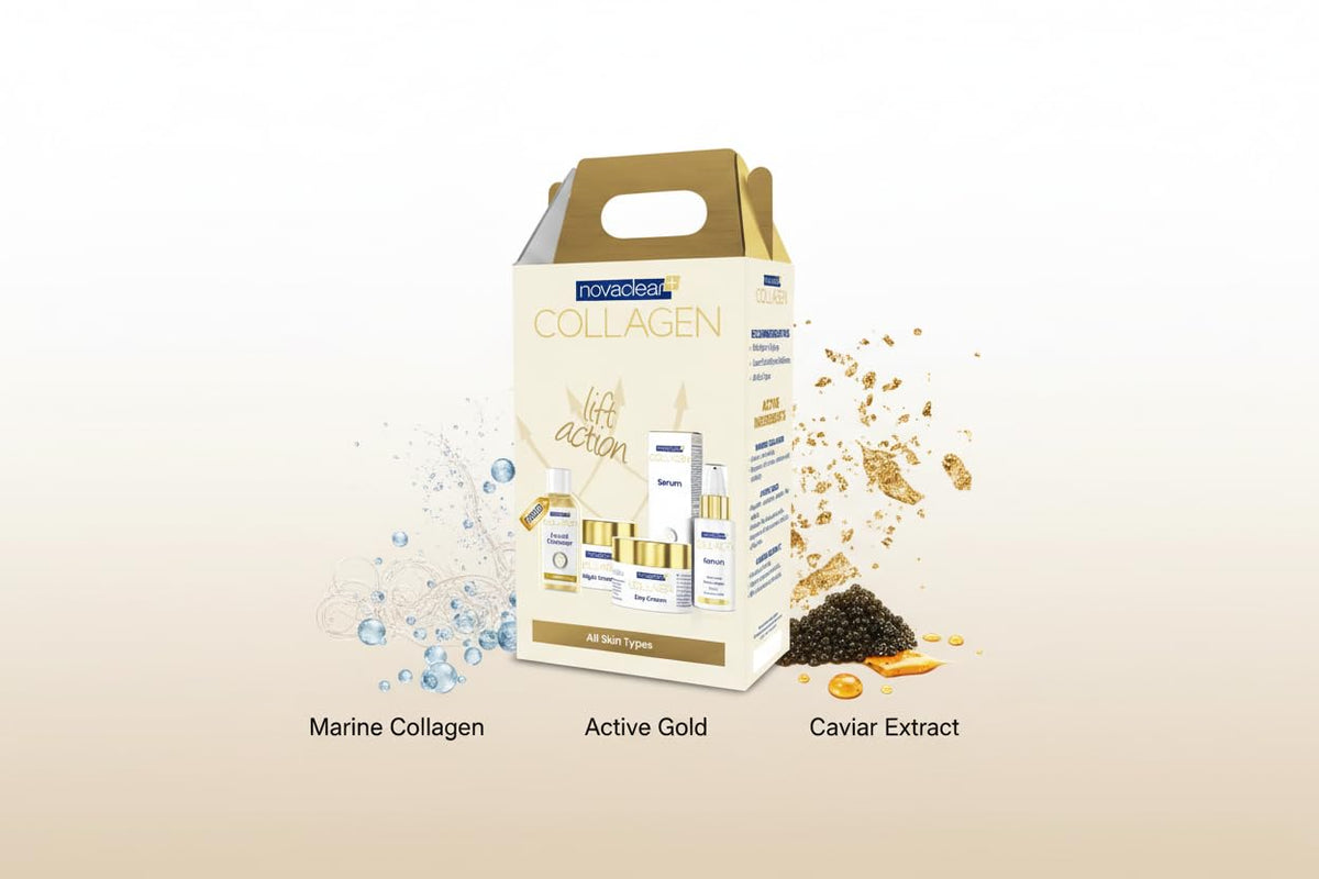Novaclear - Collagen Set - with Active Gold and Caviar Extract