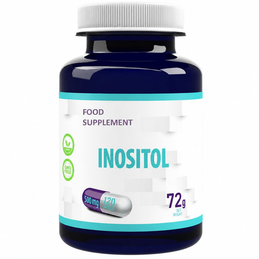 Hepatica Inositol | 500 mg | 120 Vegan Capsules | 4-Month Supply | GMP & 3rd Party Lab Tested