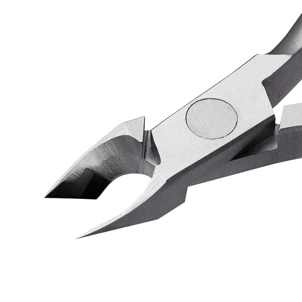 Rui Smiths Professional Cuticle Nippers | Precision Surgical-Grade Stainless Steel Cuticle Trimmer, French Handle D01 (Single Spring 4mm Jaw)