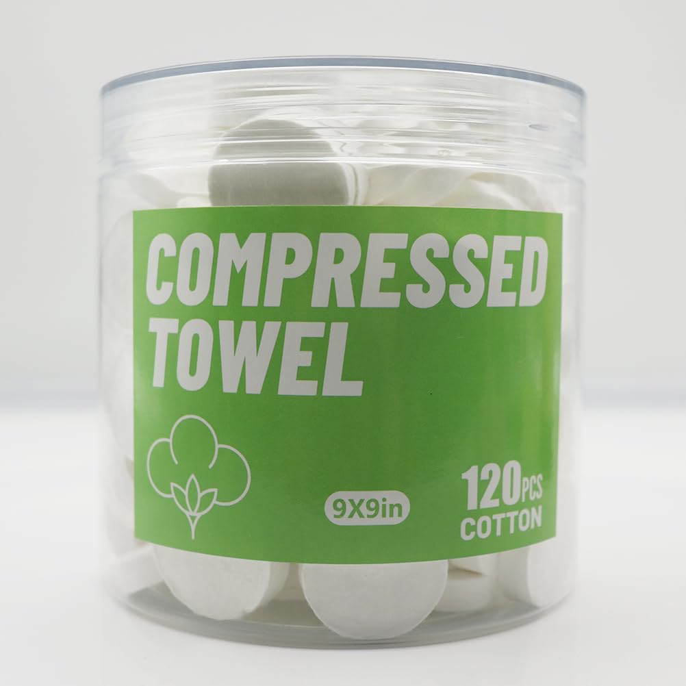 HI FINE CARE Compressed Towel, Magic Tablets Towel Napkin Tissue Portable Soft, Durable, Reusable Towels for Camp, Travel, Home, Hotel, Outdoor