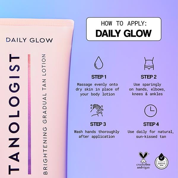 Tanologist Brightening Daily Glow Gradual Self-Tanning Lotion, Fair - Medium, 250ml
