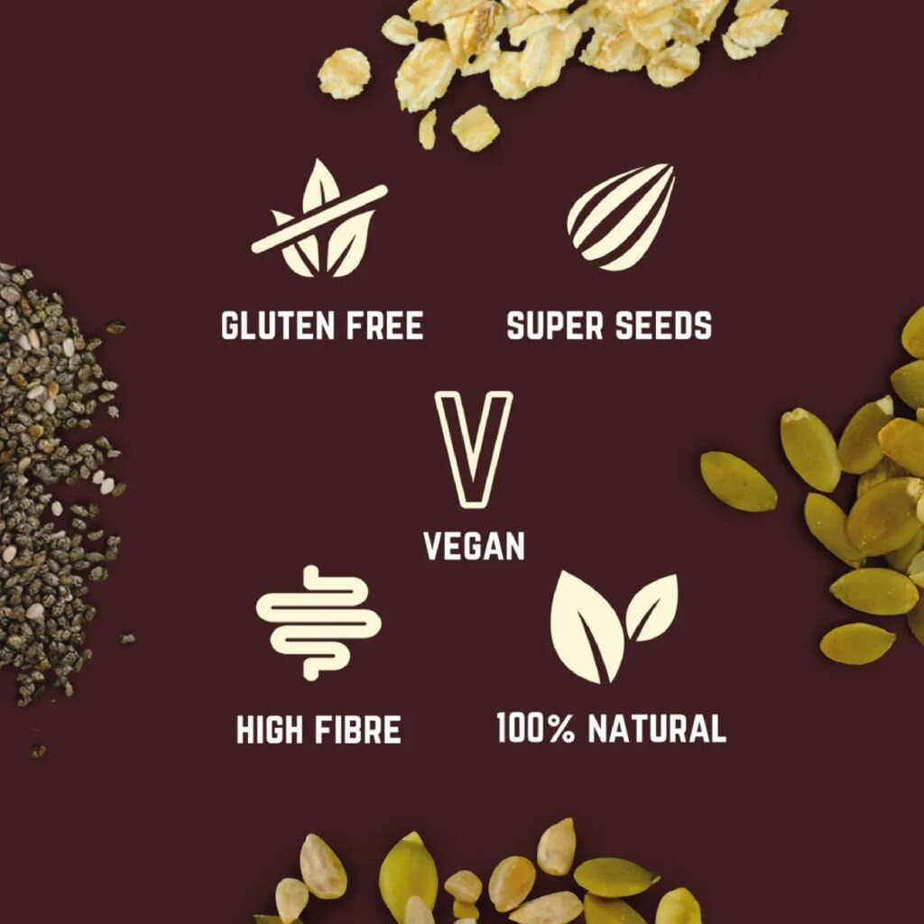 Veloforte Oat Snack Bars For Daily Health | Delicious, gut-healthy whole-food bars made with real fruits and seeds. Zero artificial ingredients, Zero added sugar | Variety | 12-pack