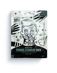 BARBER PRO FOAMING CLEANSING MASK cleansing mask for men with activated charcoal