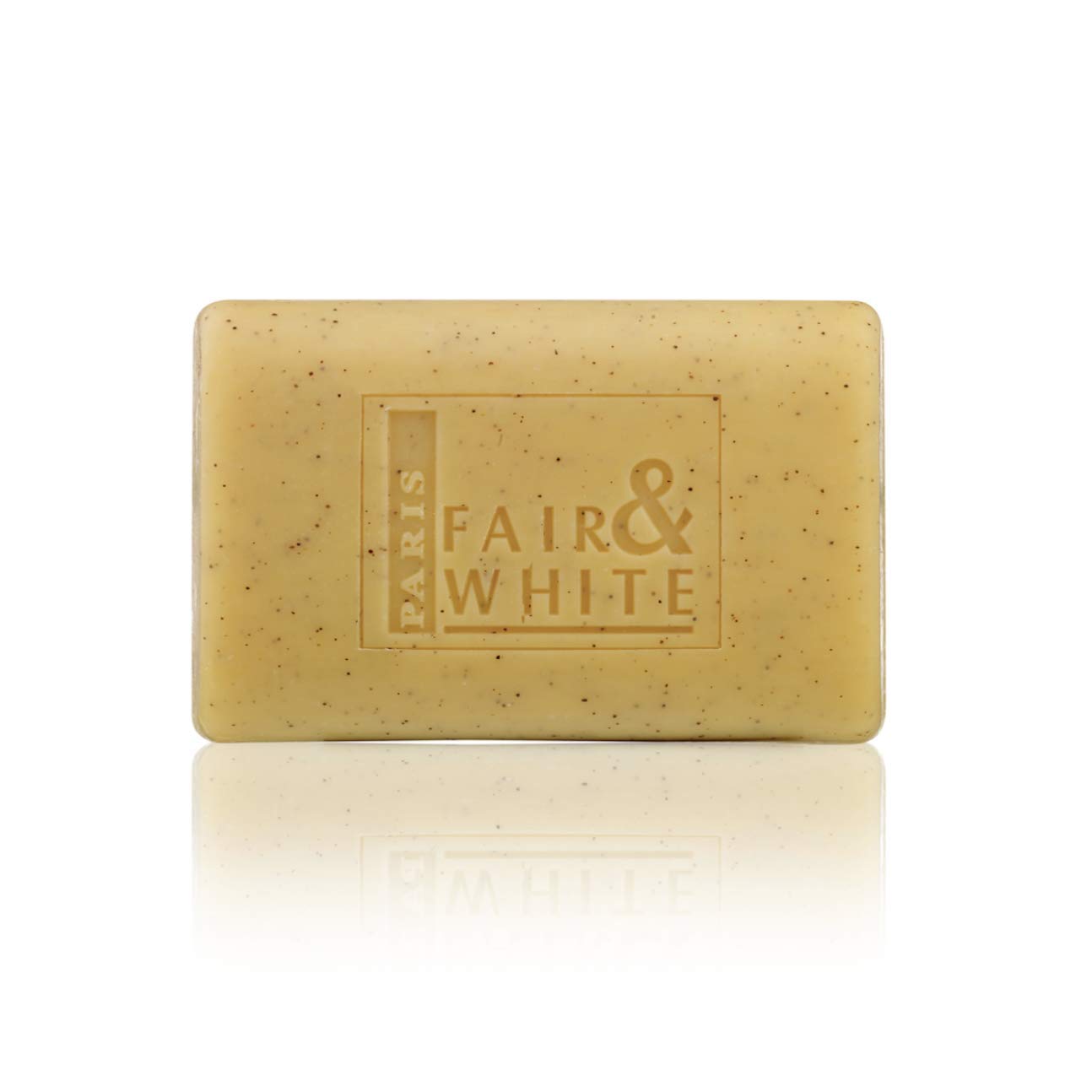 Mitchell USA Fair & White Original AHA Exfoliating Soap - 200g / 7oz – Skin Brightening Soap, Lactic Acid Bar, Fade Dark Spots on: Face, Knees, Body & Armpits